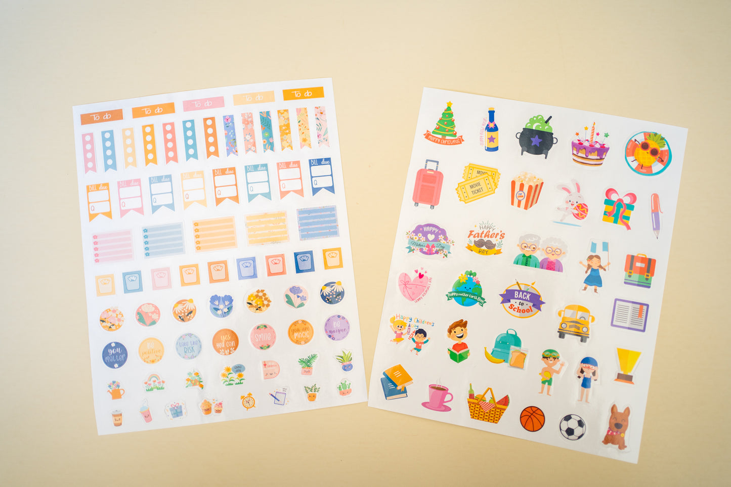 Stickers - Pack de 4 Hojas