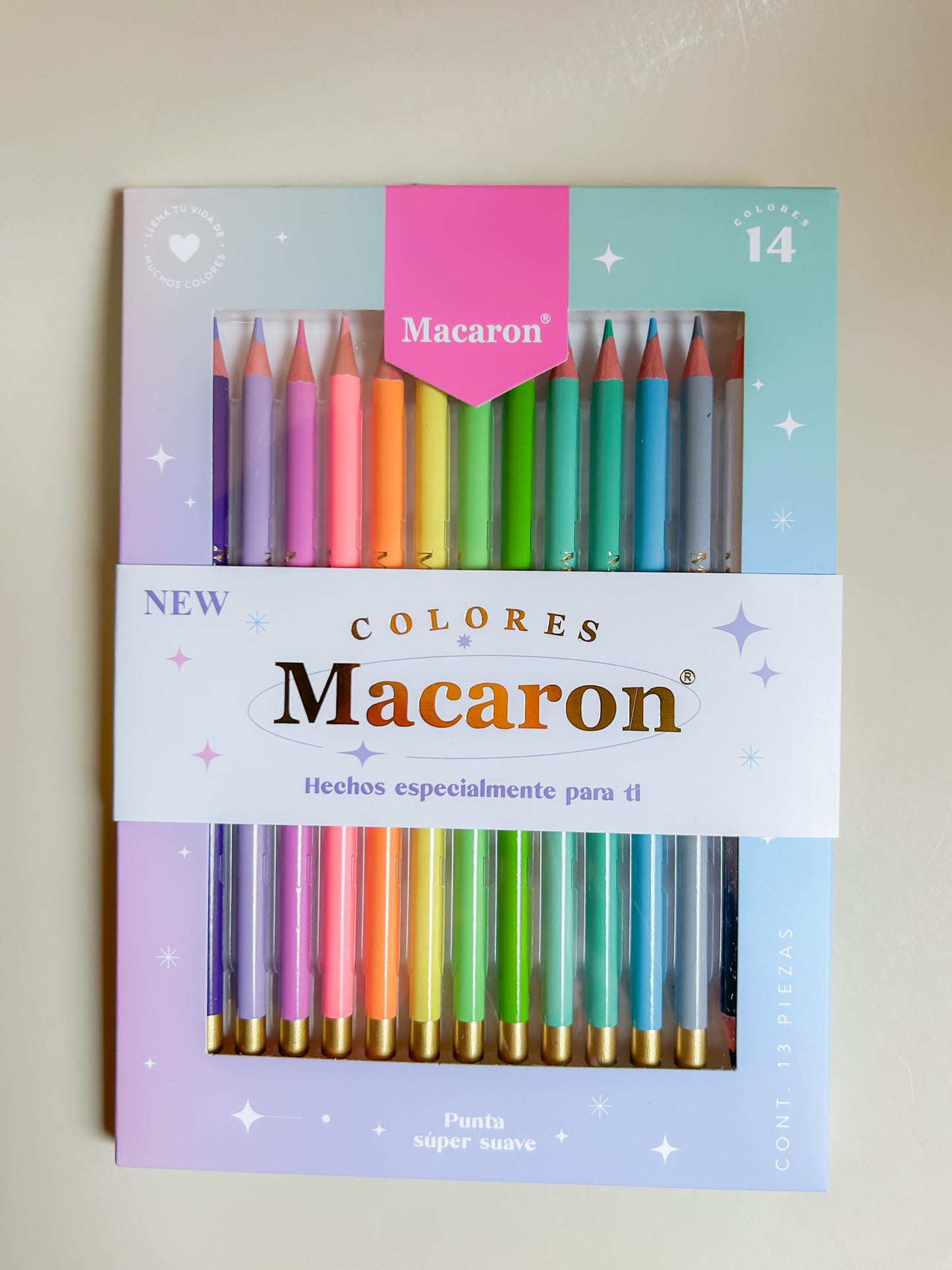 Crayones Macaron – Colores suaves