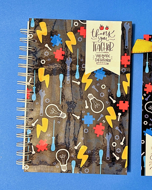 Set de Cuaderno diseño "Thank you teacher"