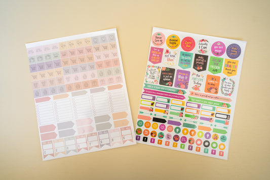 Stickers - Pack de 4 Hojas