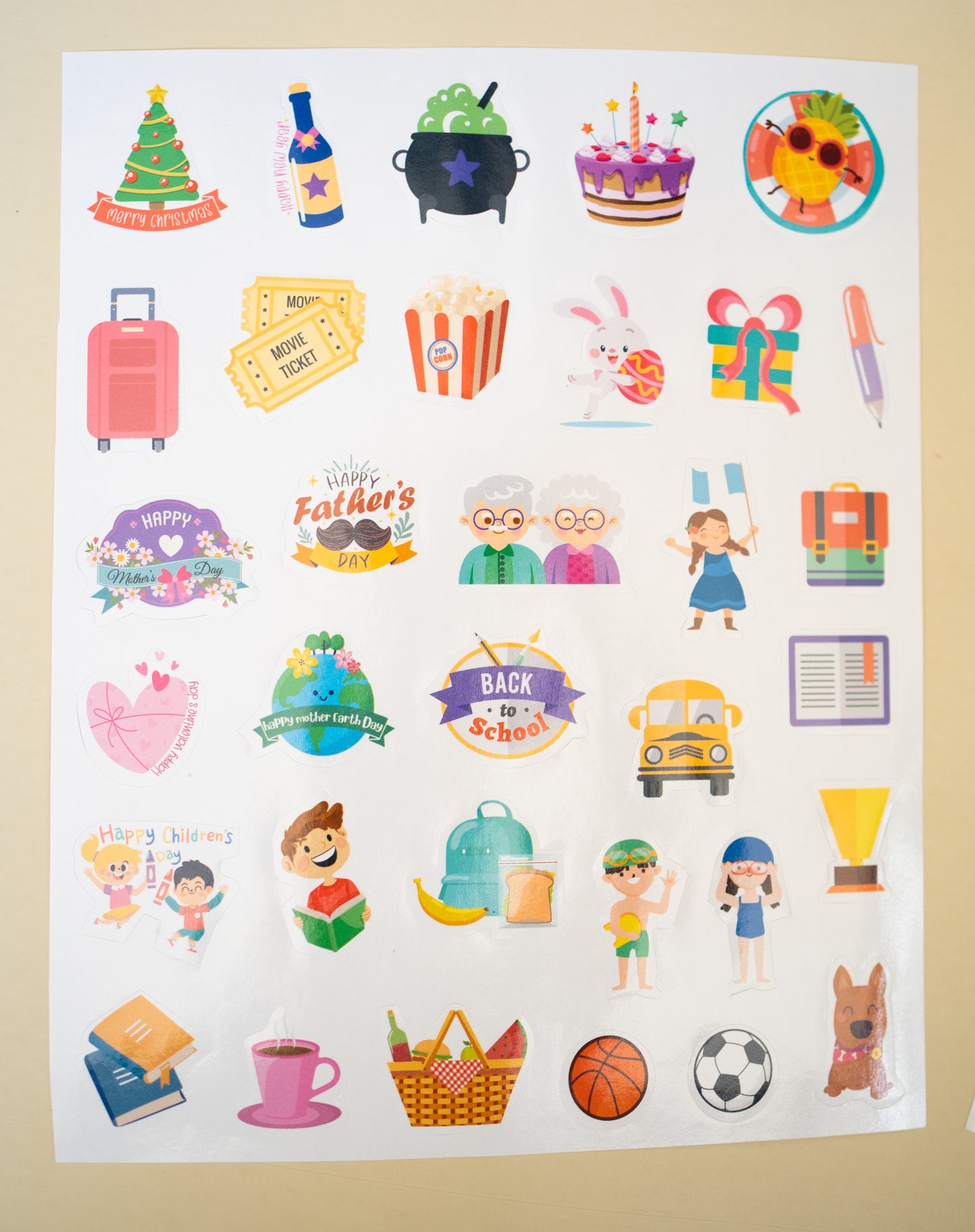 Stickers - Pack de 4 Hojas