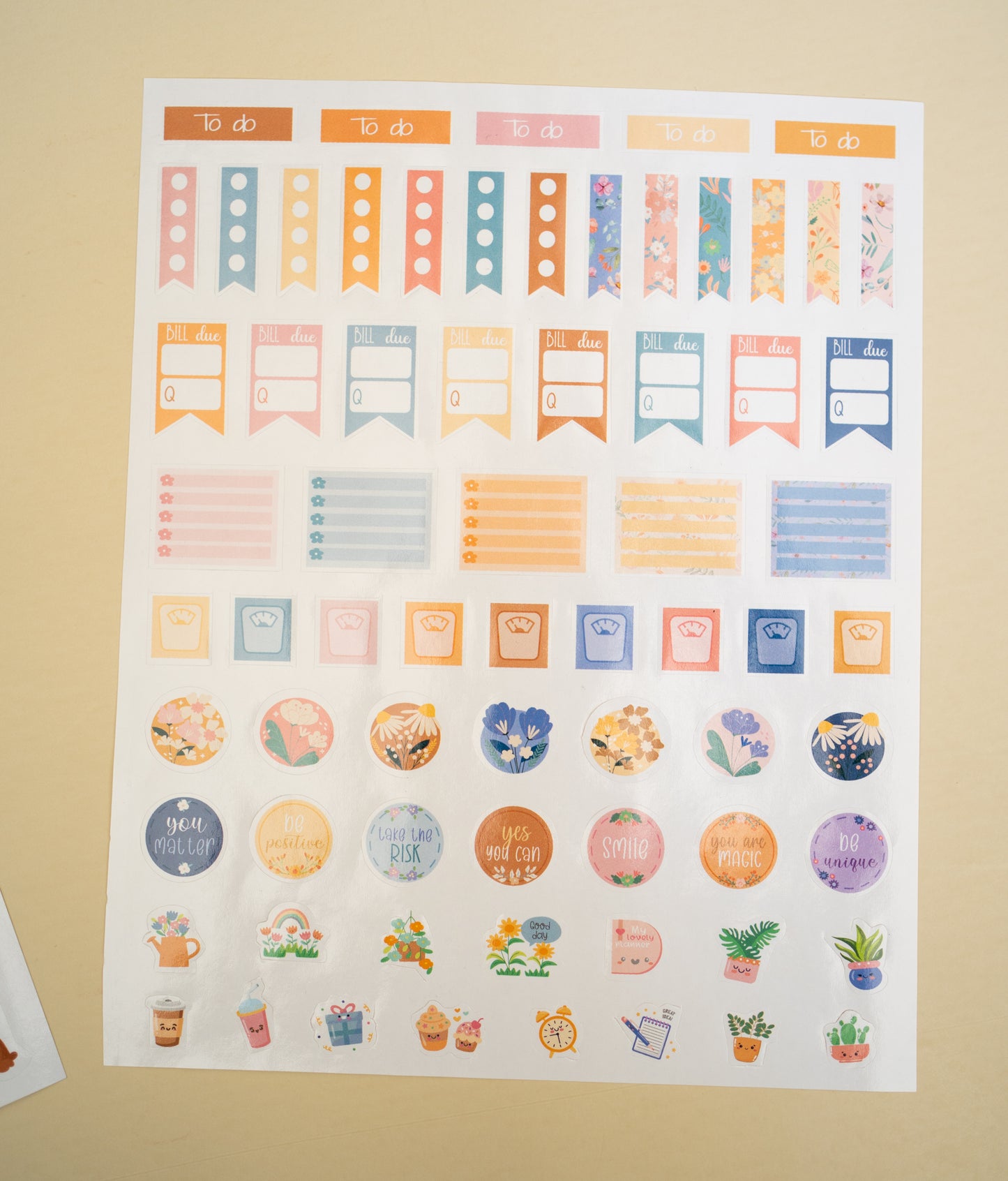 Stickers - Pack de 4 Hojas
