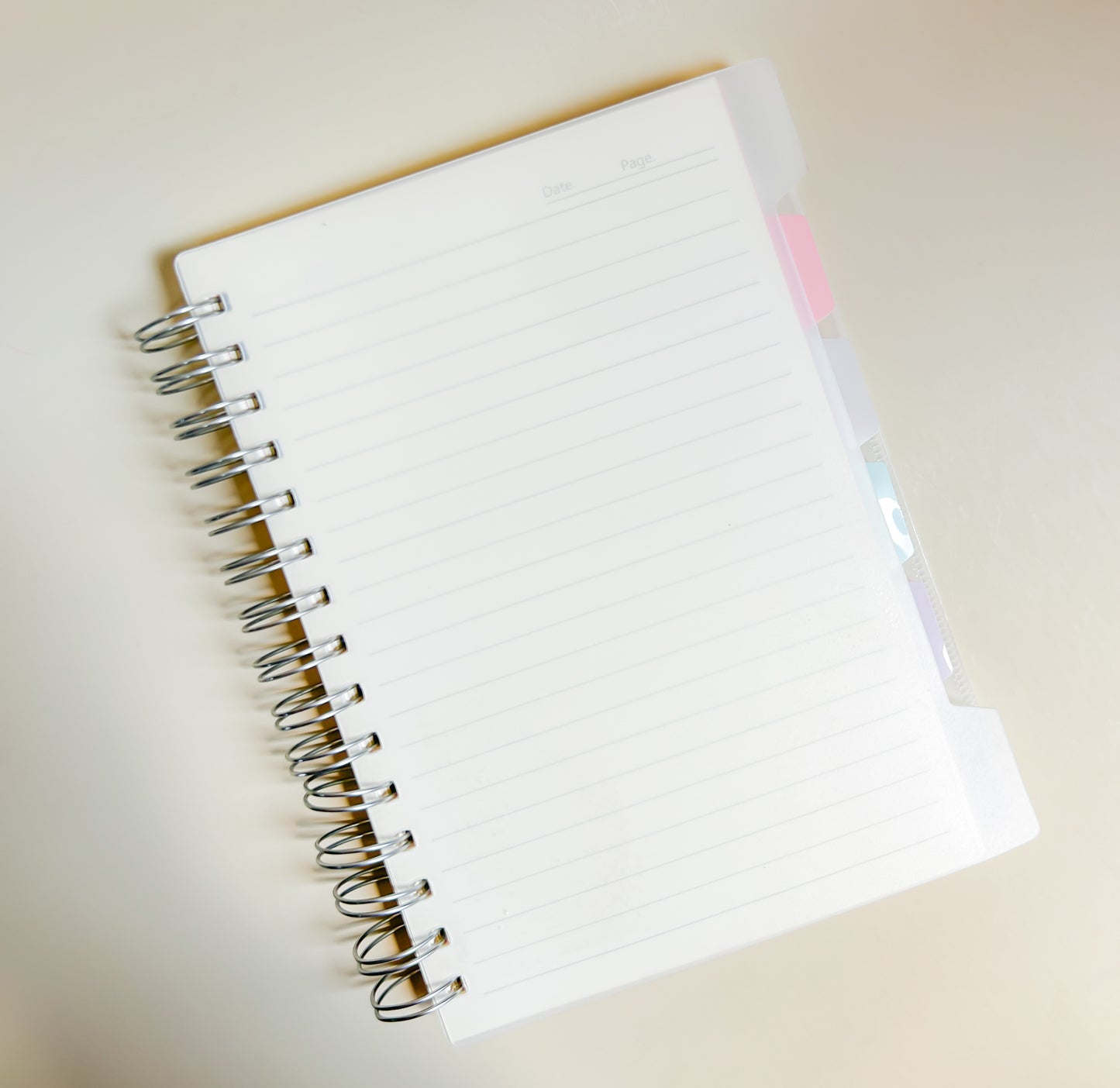 Cuaderno con Separadores