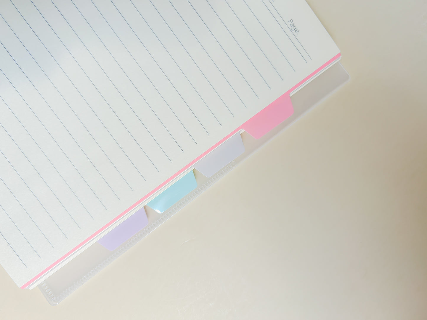Cuaderno con Separadores